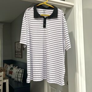 Reebok Speedwick Pin Striped Polo Shirt